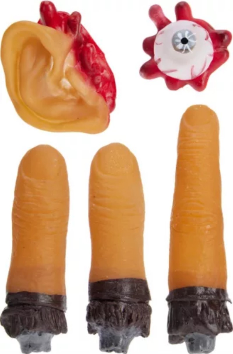 Testrészek Halloweeni 5db/csomag