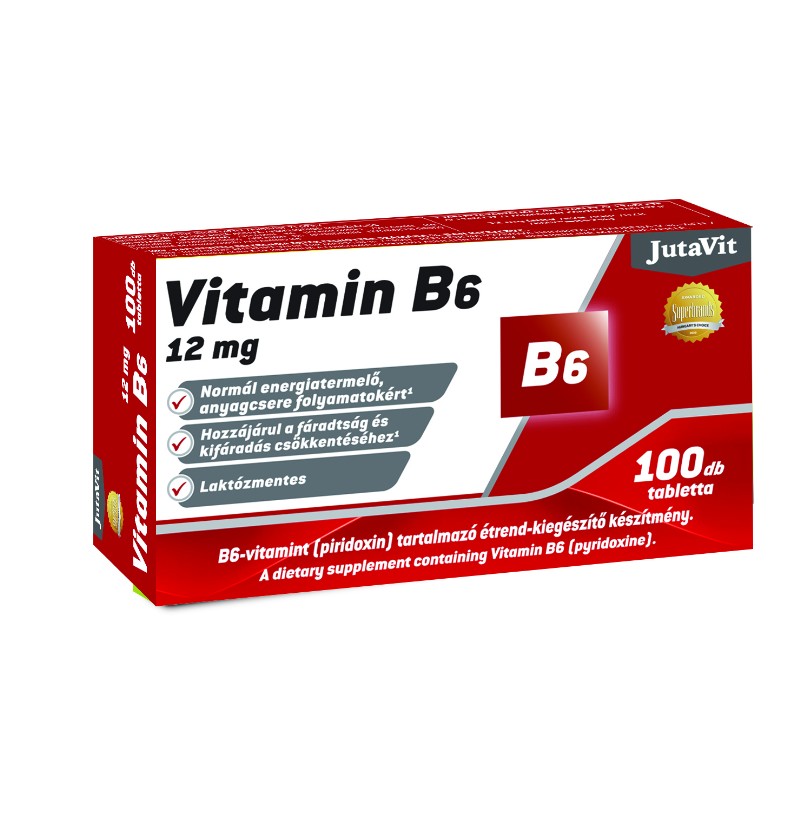 Vitamin JutaVit B6 vitamin 12mg 100db/csomag