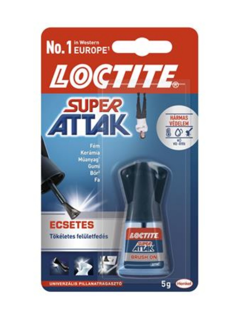 Pillanatragasztó Loctite 5g Super Bond Ecsetes