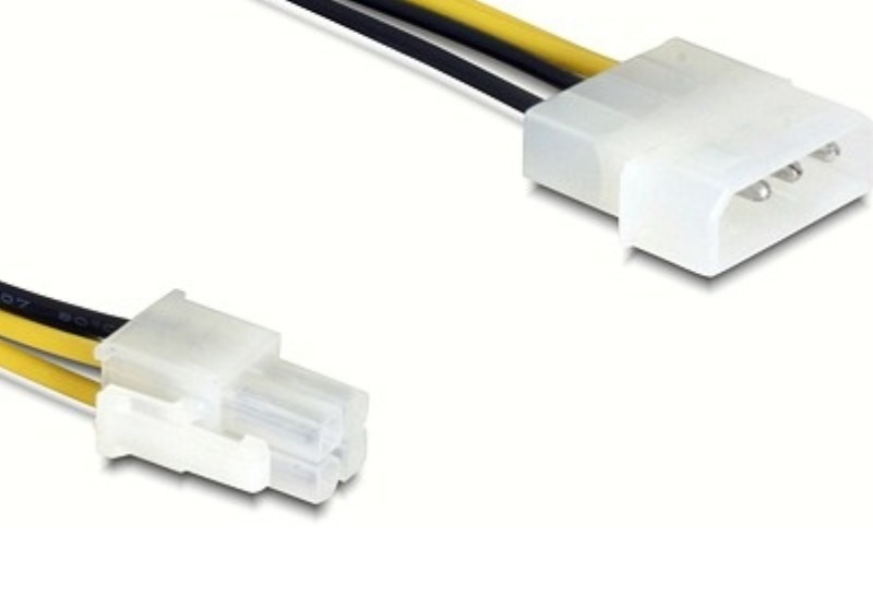 Kábel DeLock P4 male > Molex 4pin male