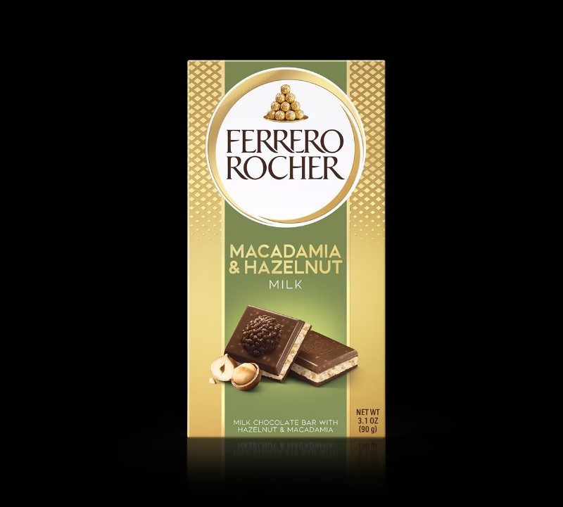 Csoki Ferrero Rocher tábla Macadamia 90g