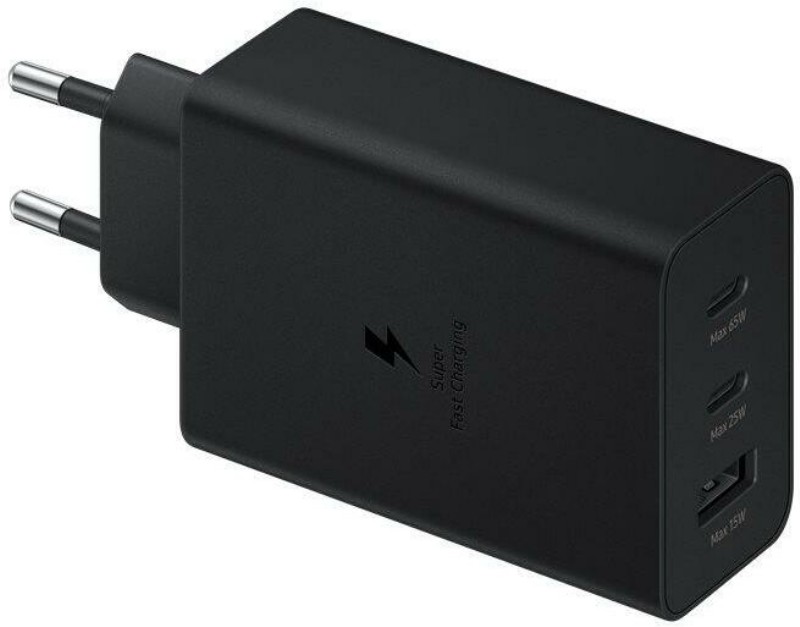 Hálózati töltő Samsung EP-T6530 65W 2xUSB-C +1xUSB-A