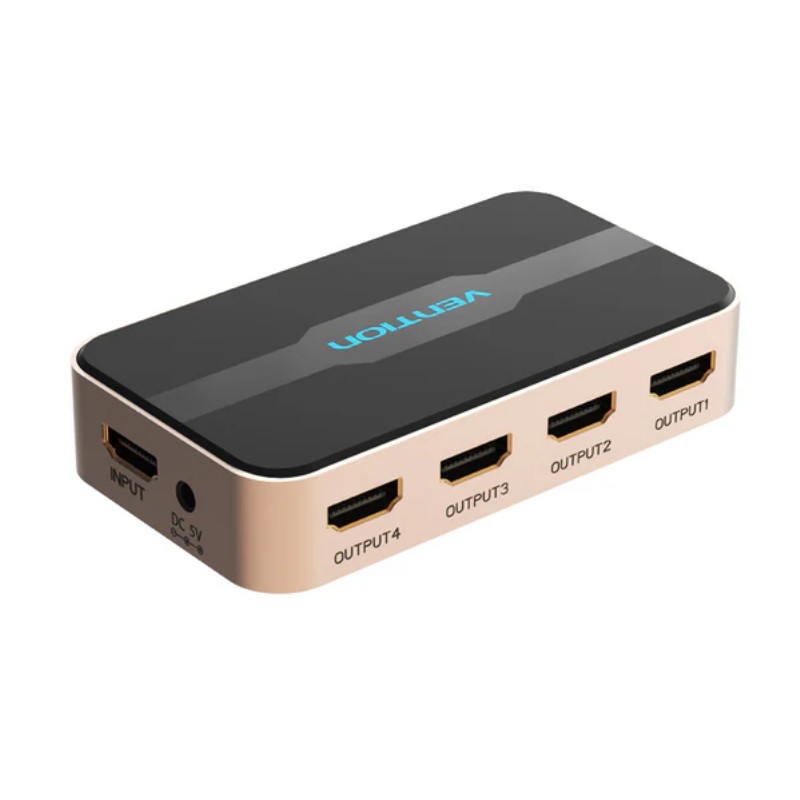 Adapter VENTION HDMI Splitter 1be-4ki, 4K@30Hz