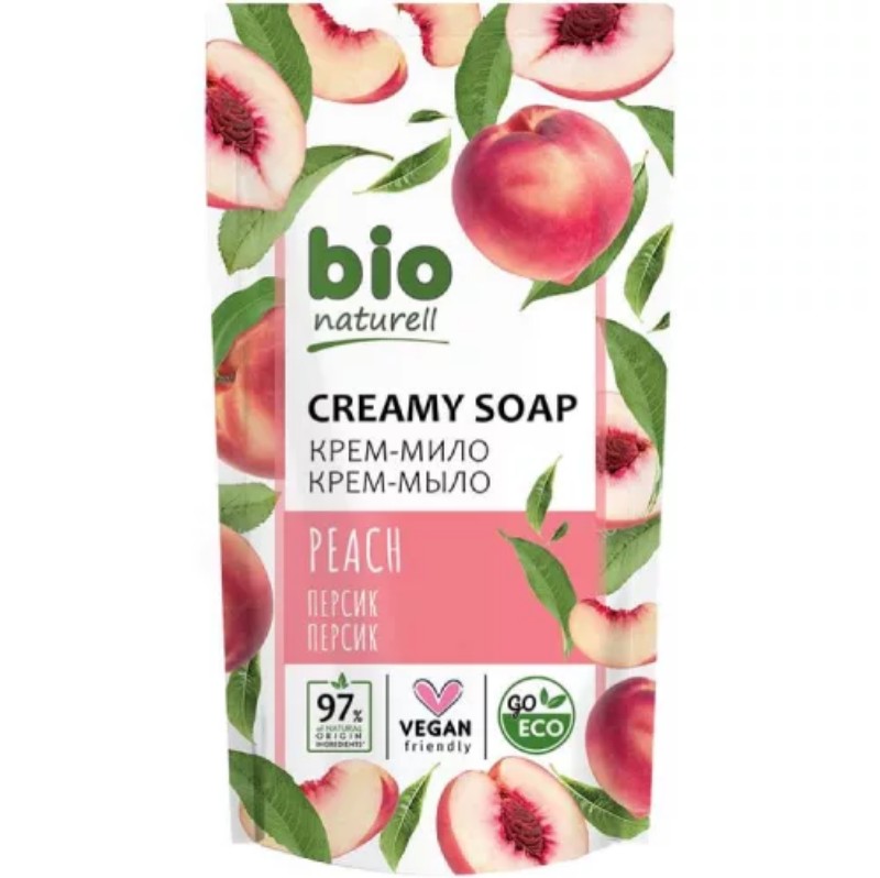 Folyékony szappan Bio Naturell utántöltő 460ml Peach