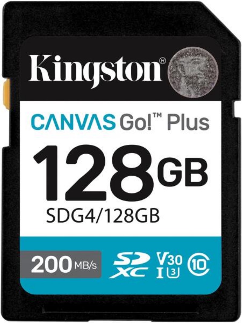 Memóriakártya Kingston SDXC 128GB Canvas Go Plus