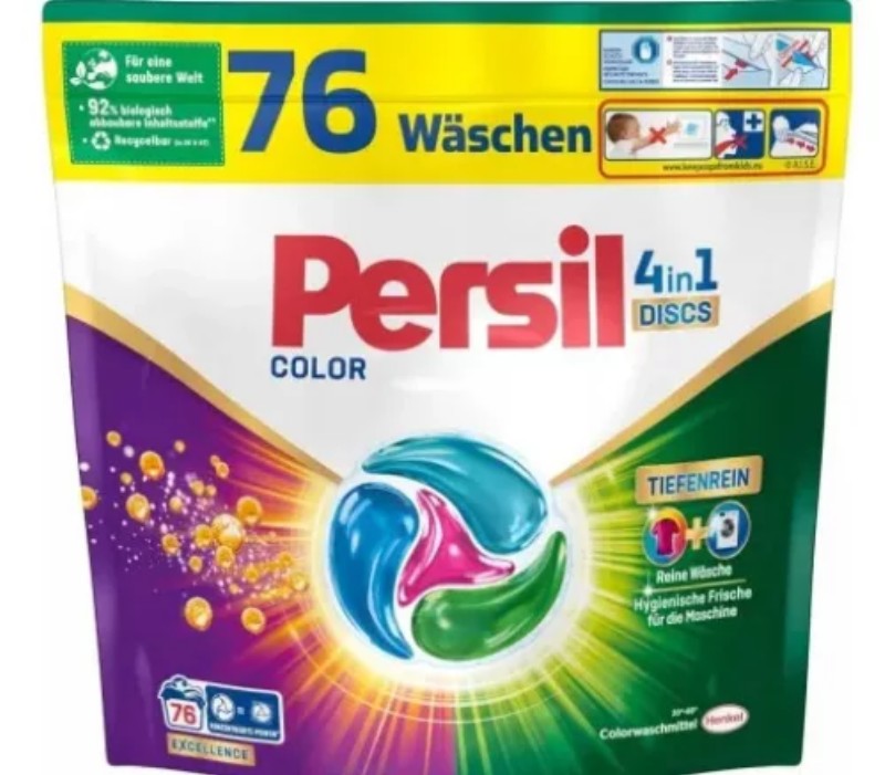 Mosókapszula Persil 4in1 Discs 76db/csomag Color