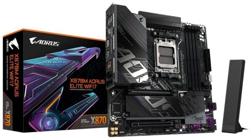 Alaplap GIGABYTE X870M AORUS ELITE WIFI7