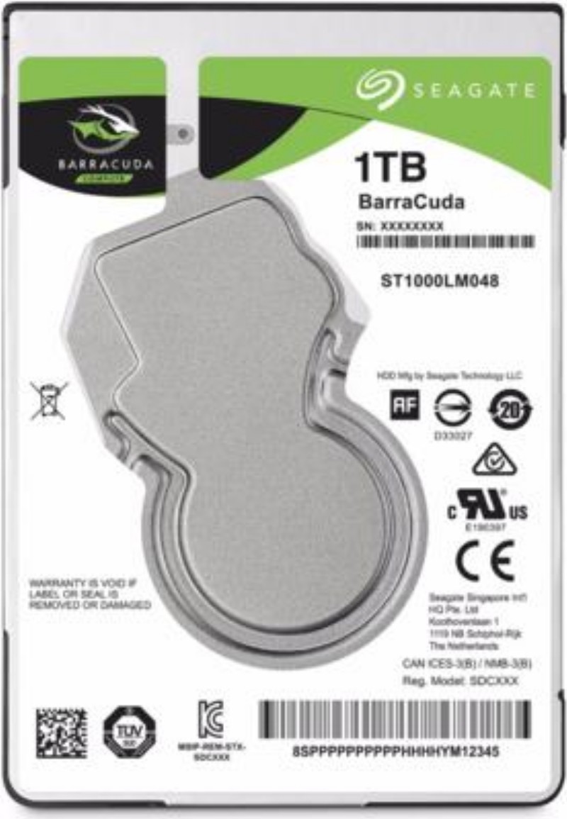 Winchester Seagate BarraCuda 2.5 1TB 5400rpm 128MB SATA3
