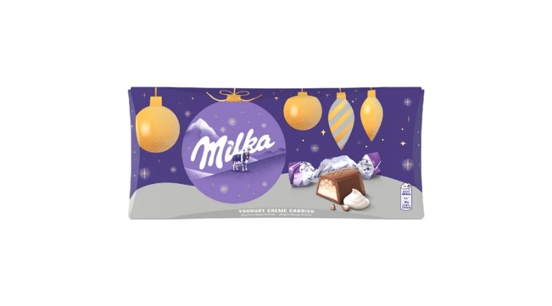 Szaloncukor Milka 255g Joghurt ízű krém