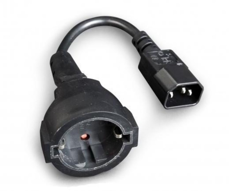 Adapter Gembird C14-Schuko  PC-SFC14M-01
