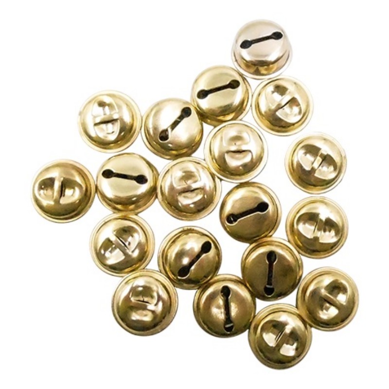 Dekoráció Junior Csengő 18 mm 10db/csomag Arany Kerek