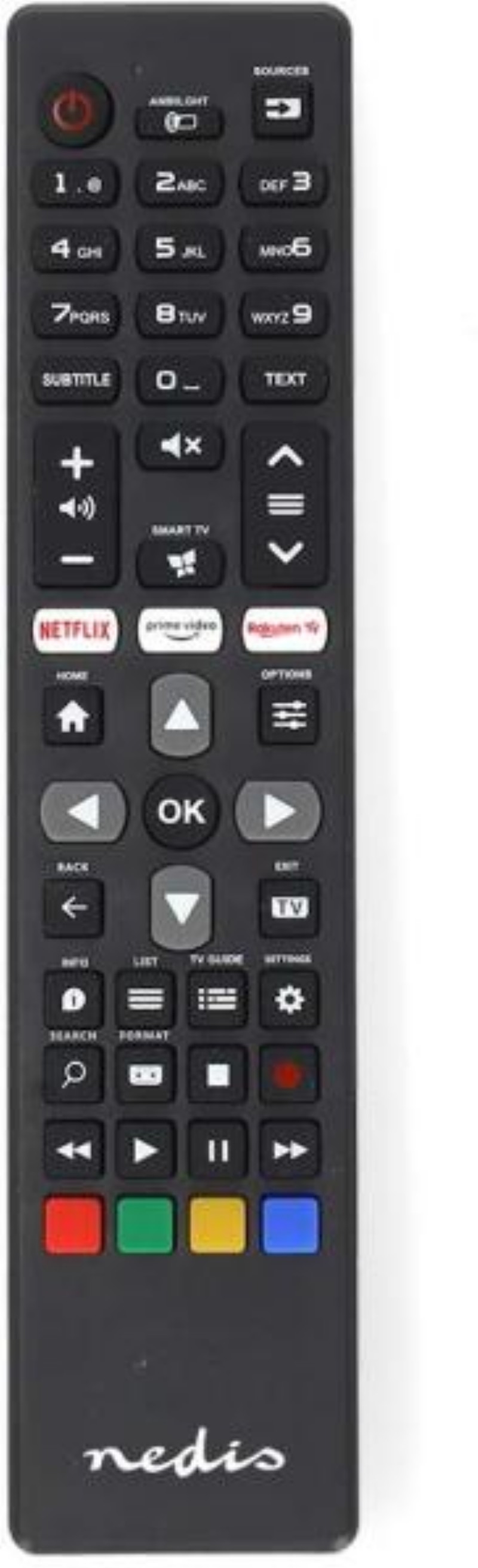 Univerzális Távirányító Nedis TVRC45PHBK Philips TV-hez