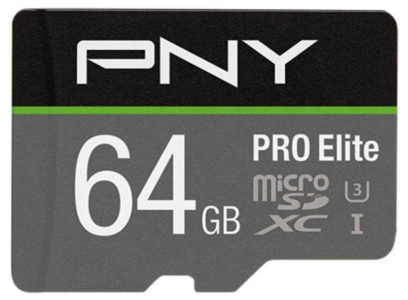 Memóriakártya PNY 64GB microSDXC PRO Elite