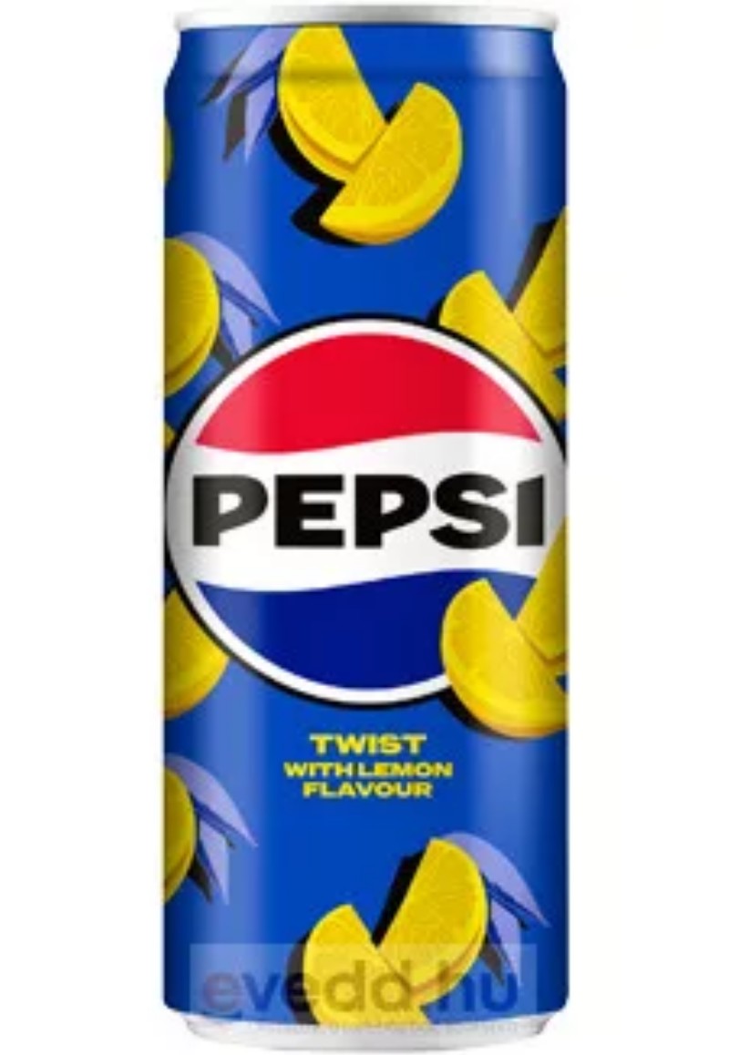 Üdítő Pepsi 0,33L Lemon Twist Visszaválható