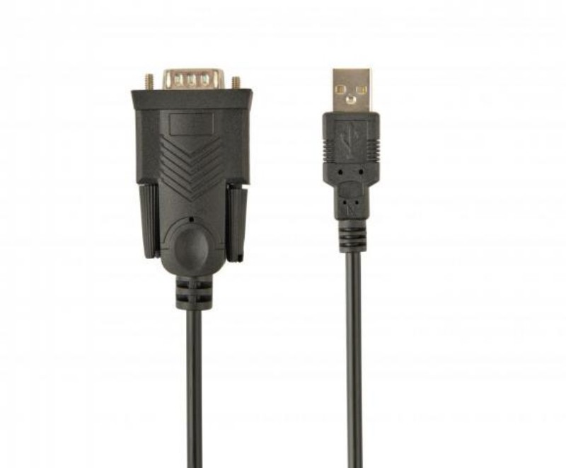 Adapter Gembird USB A to DB9M Converter Black