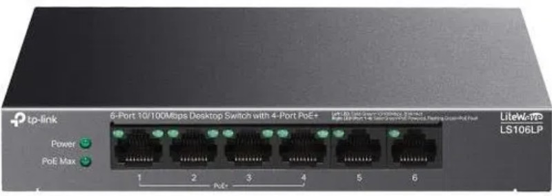 Switch TP-Link LS106LP 6port 10/100