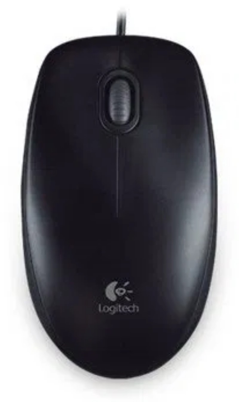 Egér Logitech B100 USB Black