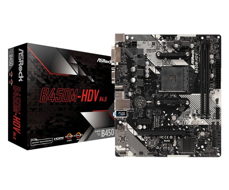 Alaplap Asrock B450M-HDV R4.0