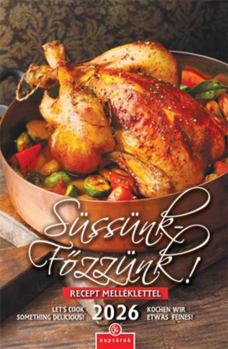 Naptár fali CSG 2026 Süssünk-Főzzünk