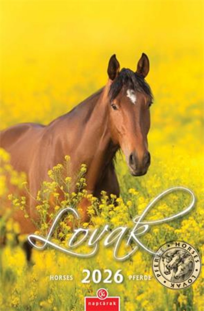 Naptár fali CSG 2026 Lovak