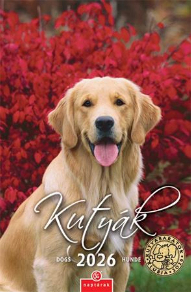 Naptár fali CSG 2026 Kutyák