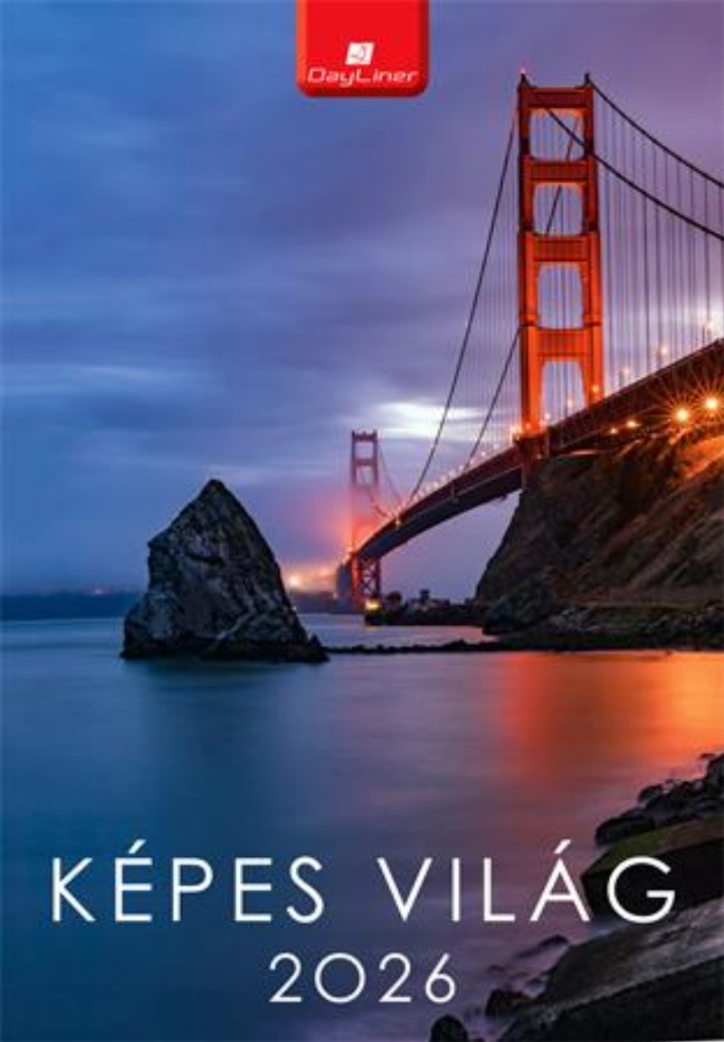 Naptár fali Dayliner 2026 Képes Világ