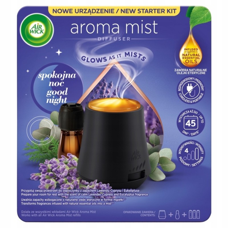 Légfrissítő Air Wick Diffúzor készülék+utántöltő 20ml Good Night