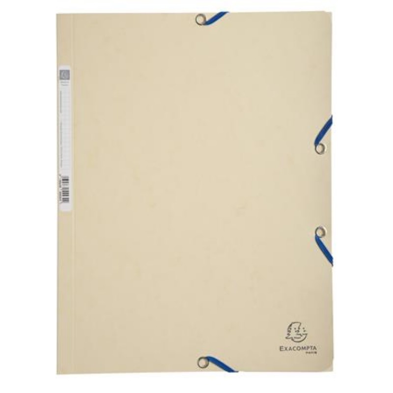 Gumis mappa Exacompta A/4 prespán mintás Elefántcsont