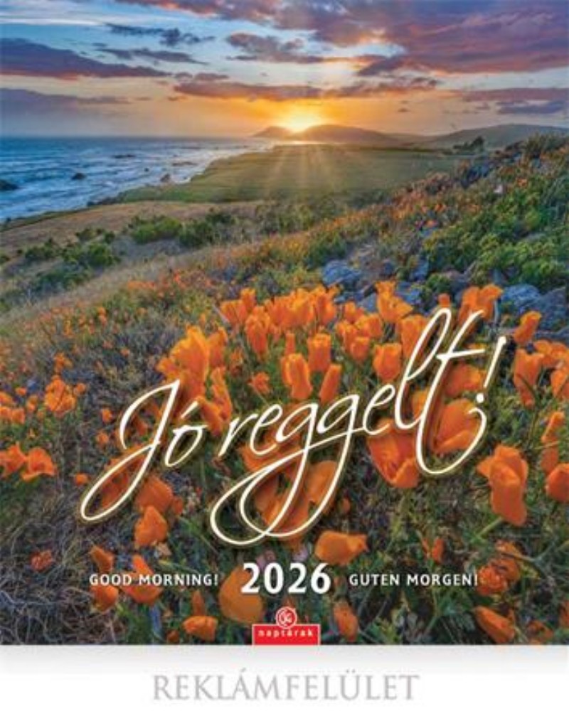 Naptár fali CSG 2026 Jó reggelt