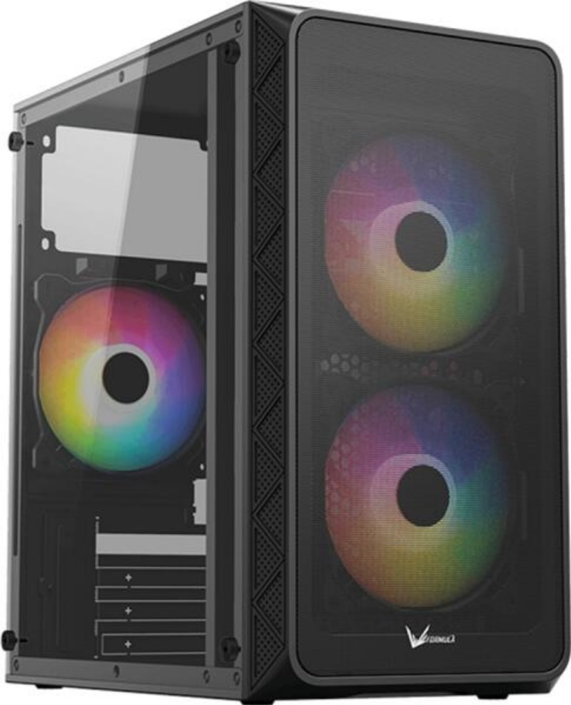 Ház Formula Air Mesh G4 Tempered Glass Black