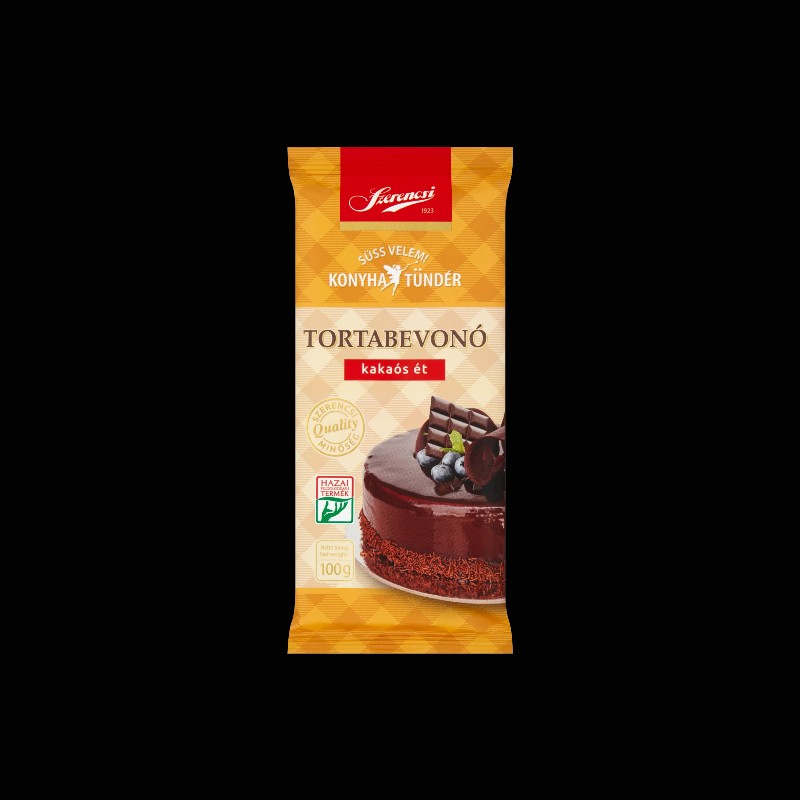 Tortabevonó Szerencsi 100g Kakaós Ét