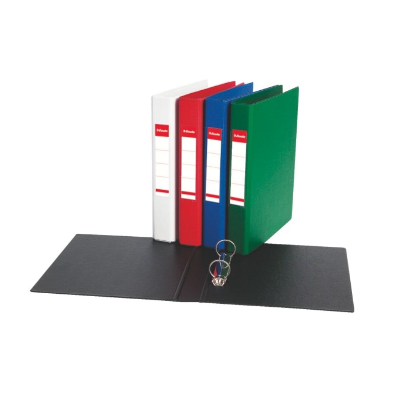 Gyűrűskönyv Esselte Standard Vivida A/5 2 gyűrűs 25 mm piros