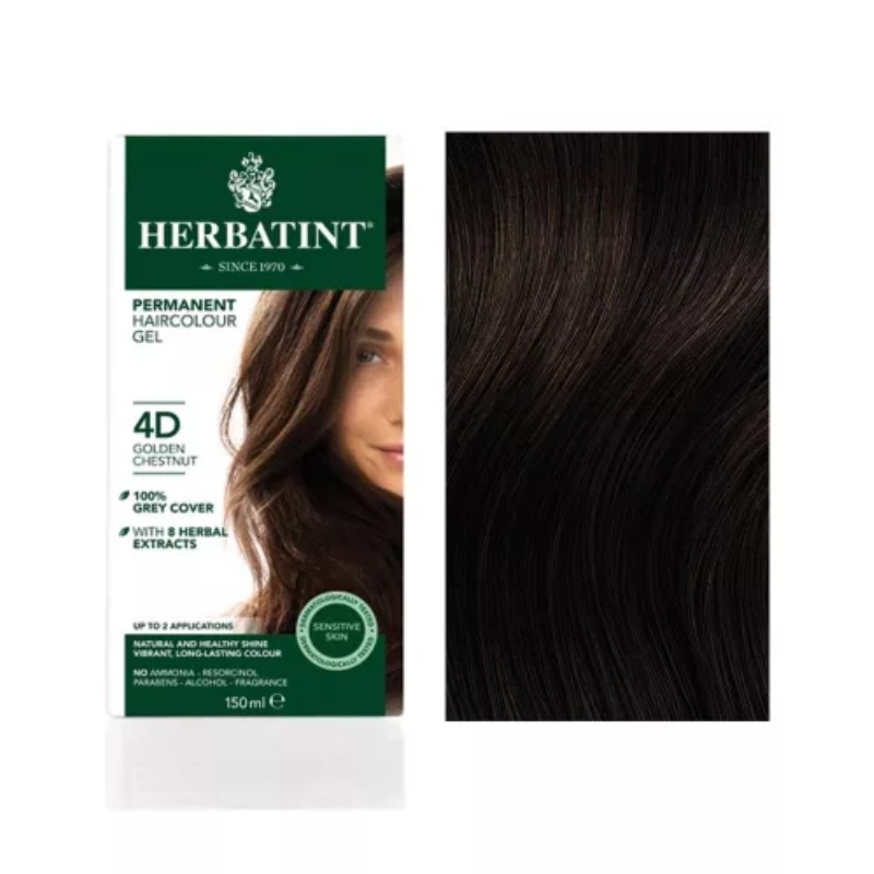 Hajfesték Herbatint 150ml 4D Gesztenye Barna