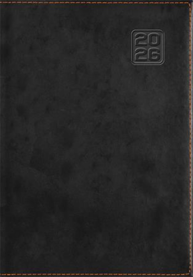 Határidőnapló Dayliner 2026 B/5 Heti Square Fekete