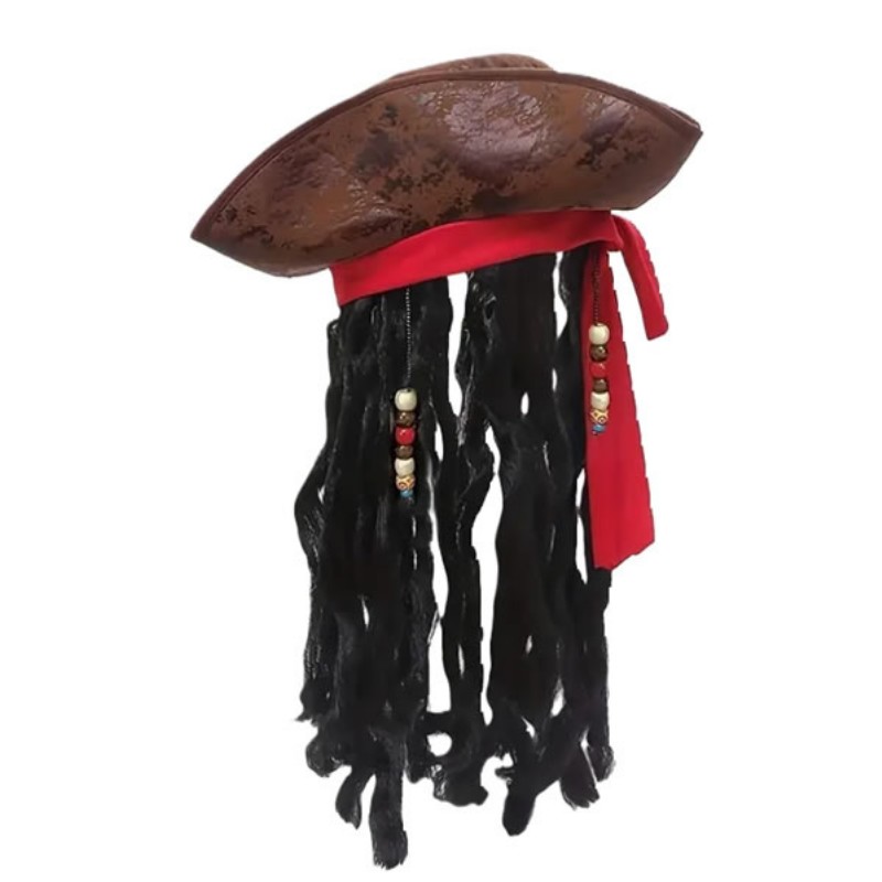 Jelmez Kalóz kalap hajjal