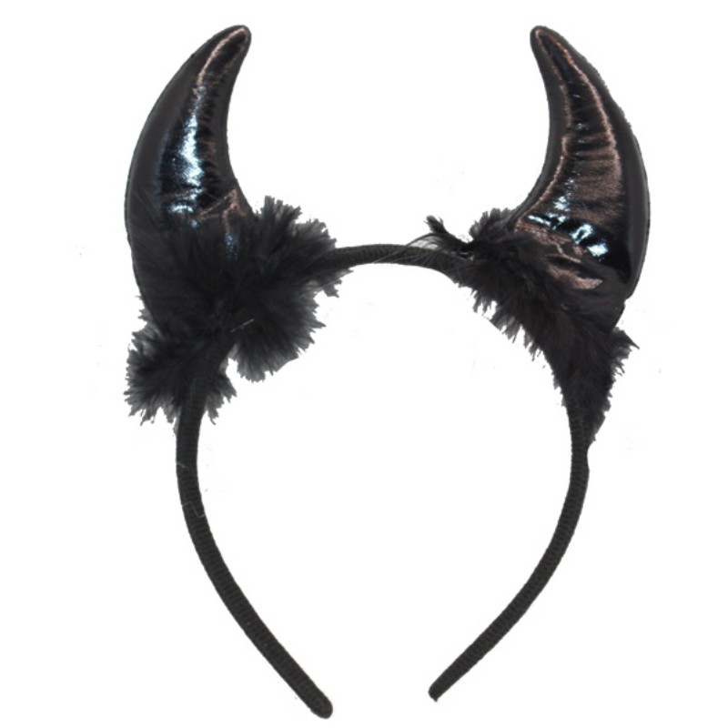 Jelmez Boás Ördög fejpánt Fekete