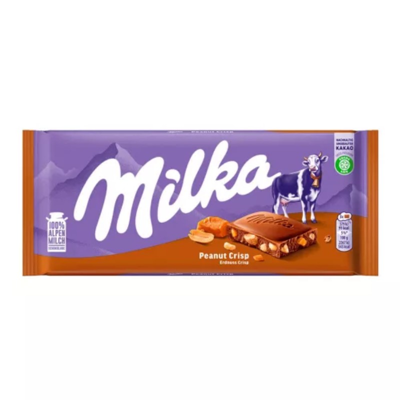 Csoki Milka táblás 90g Penaut Crisp
