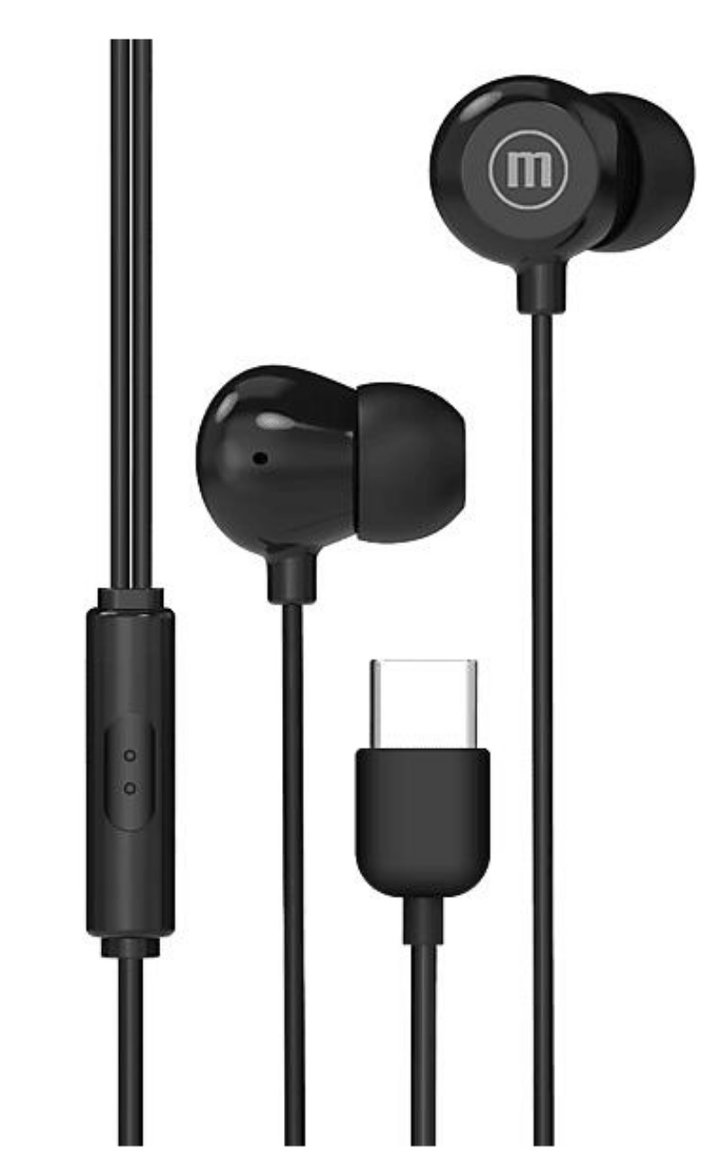 Fülhallgató Maxell INBAX usb-c fekete