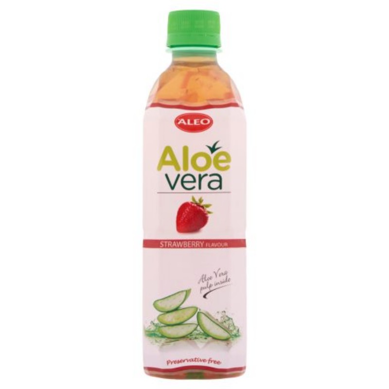 Üdítő Aleo 0,5L Aloevera Eper visszaváltható
