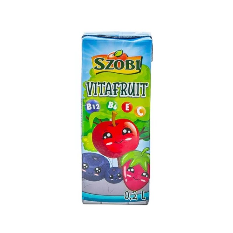 Gyümölcsital Szobi 0,2L Vitafruit Piros
