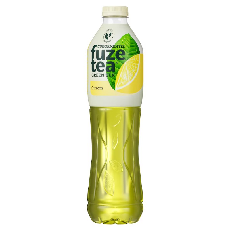 Üdítő Fuze Tea 1,5L Zöld tea Zero Citrom visszaváltható