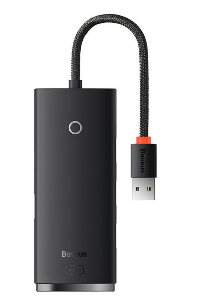 USB Hub BASEUS 4 USB 3.0 Fekete
