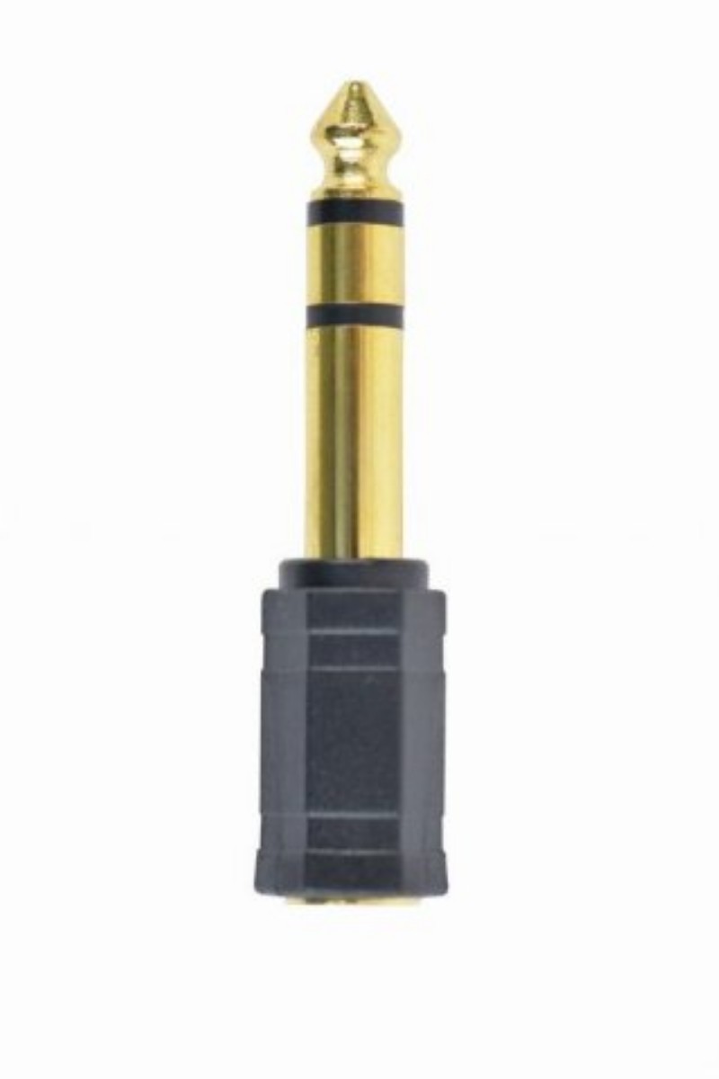 Adapter Gembird 3,5 mm jack dugó - 6,3 mm jack