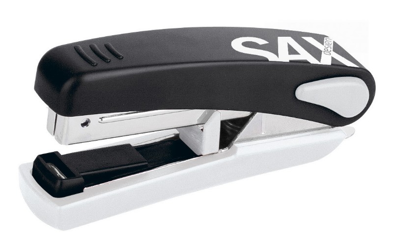 Tűzőgép SAX 519 Design No.10 20lap lapos tűzés Fekete