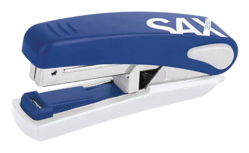 Tűzőgép SAX 519 Design No.10 20lap lapos tűzés Kék