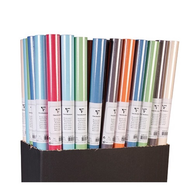 Csomagolópapír Clairefontaine 300x70 cm Pasztel Barack