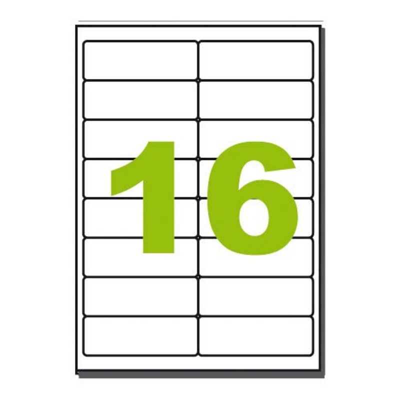 Etikett címke Q-Connect 16-os Kerek Sarkú 99,1x33,9 mm