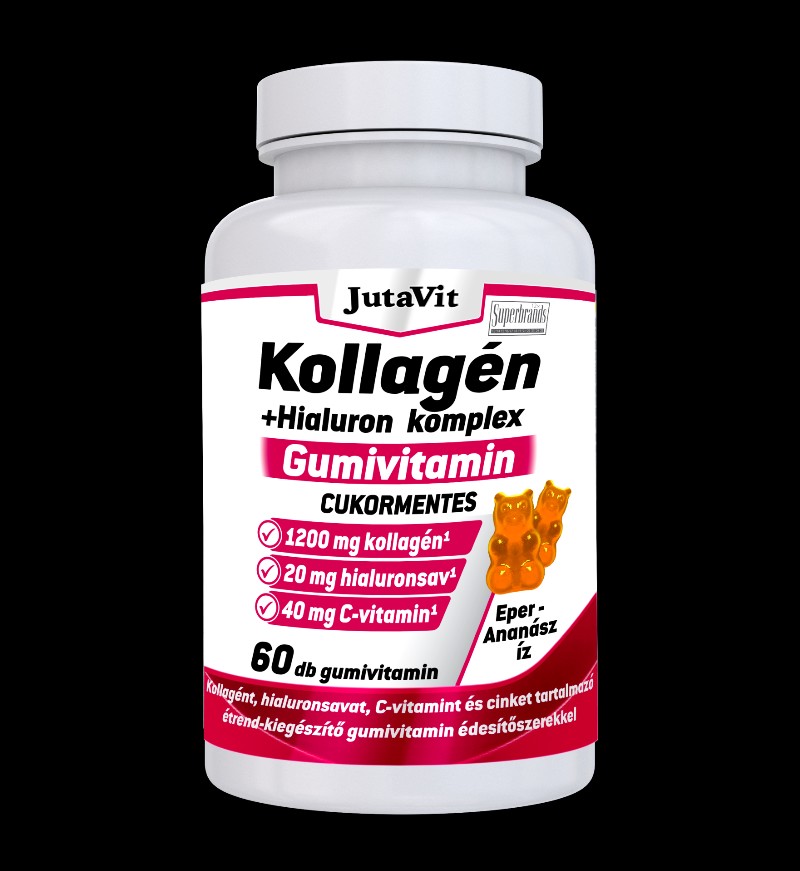 Vitamin JutaVit Kollagén Komplex 60db Gumivitamin