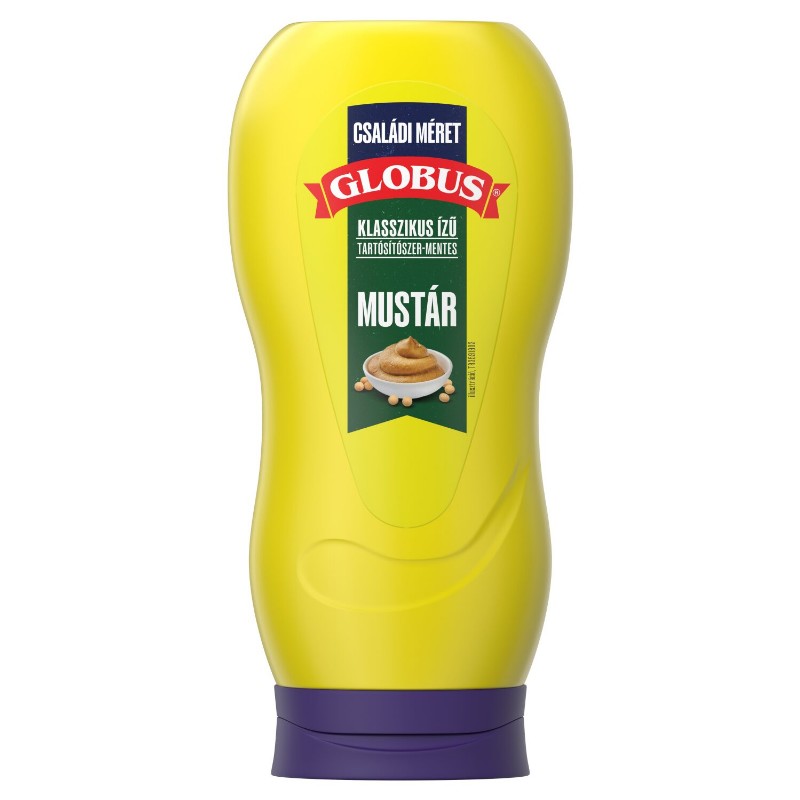 Mustár Globus 440g