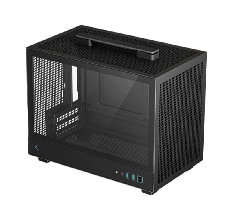 Ház DeepCool CH160 Tempered Glass Black